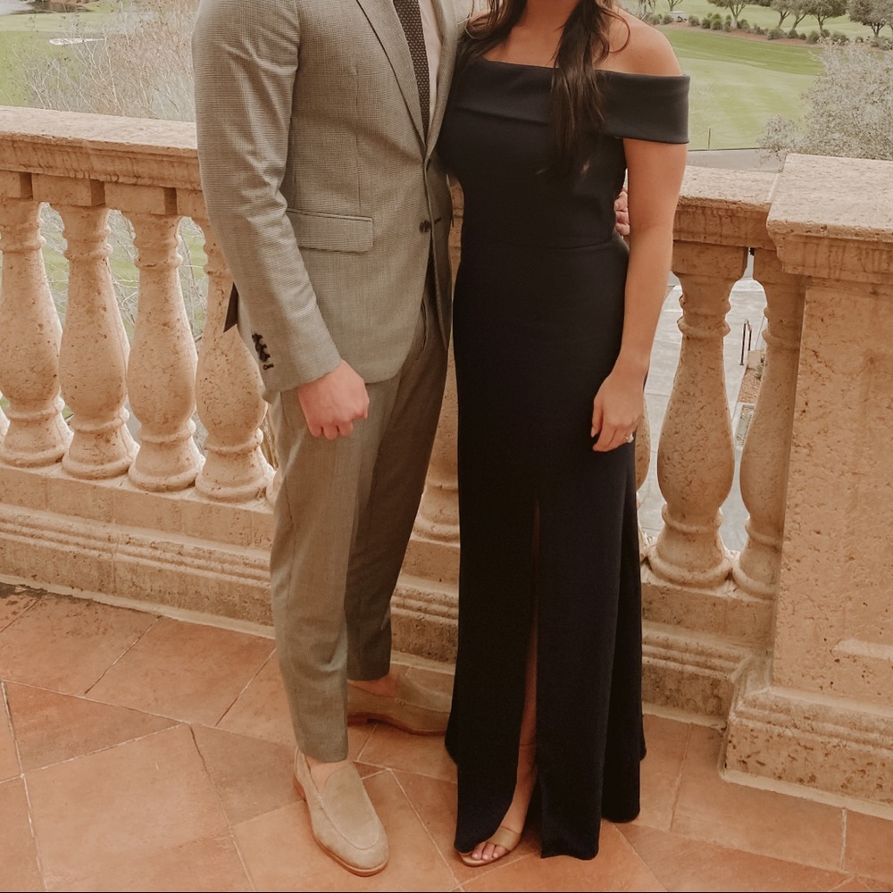 Dressy Navy Blue Gown